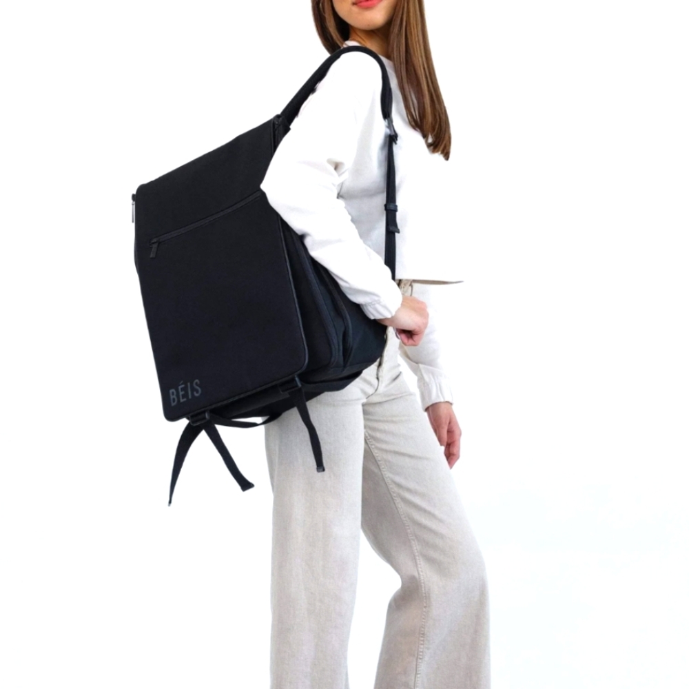 BEIS The Hanging Backpack in Black ~ NWT